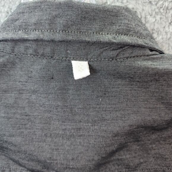 Desert Dunes Men's Gray Button Up Short Sleeve Shirt Size M - Picture 7 of 11